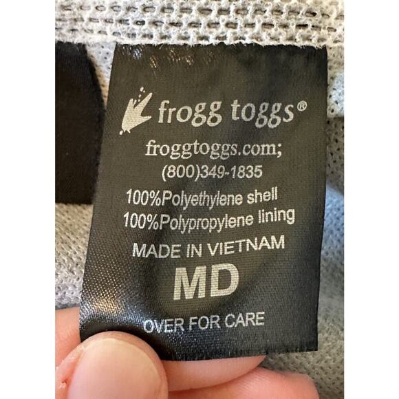 Frogg Toggs Rain Suit Jacket And Pants Set Size Medium Men’s Black - Picture 4 of 16